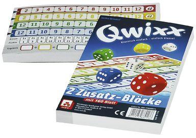 Produktbild Nürnberger Spielkarten Verlag - Qwixx Original - Ersatzblöcke (2er) 2 von 4