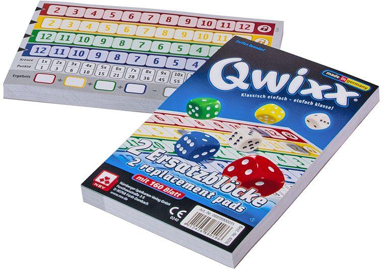 Produktbild Nürnberger Spielkarten Verlag - Qwixx Original - Ersatzblöcke (2er) 4 von 4