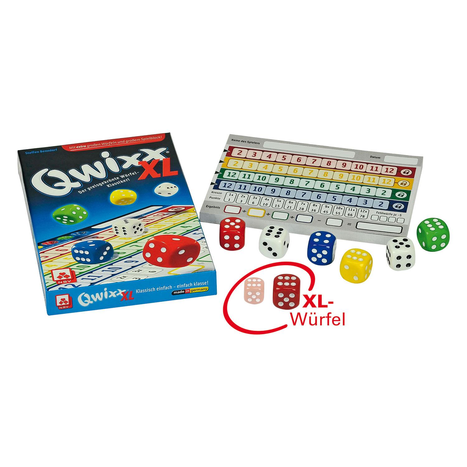 Produktbild Nürnberger Spielkarten Verlag - Qwixx XL 3 von 3