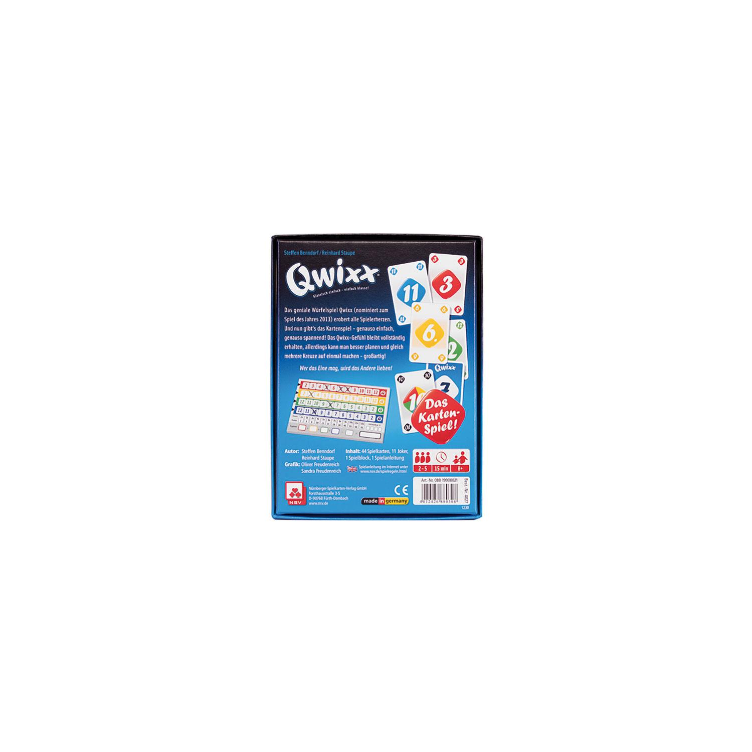 Produktbild Nürnberger Spielkarten Verlag - Qwixx  - Das Kartenspiel 2 von 3