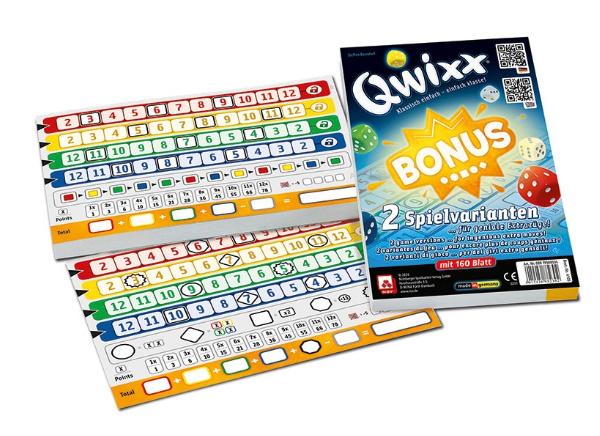Produktbild Nürnberger Spielkarten Verlag - Qwixx Bonus - Zusatzblöcke (2er) 2 von 2