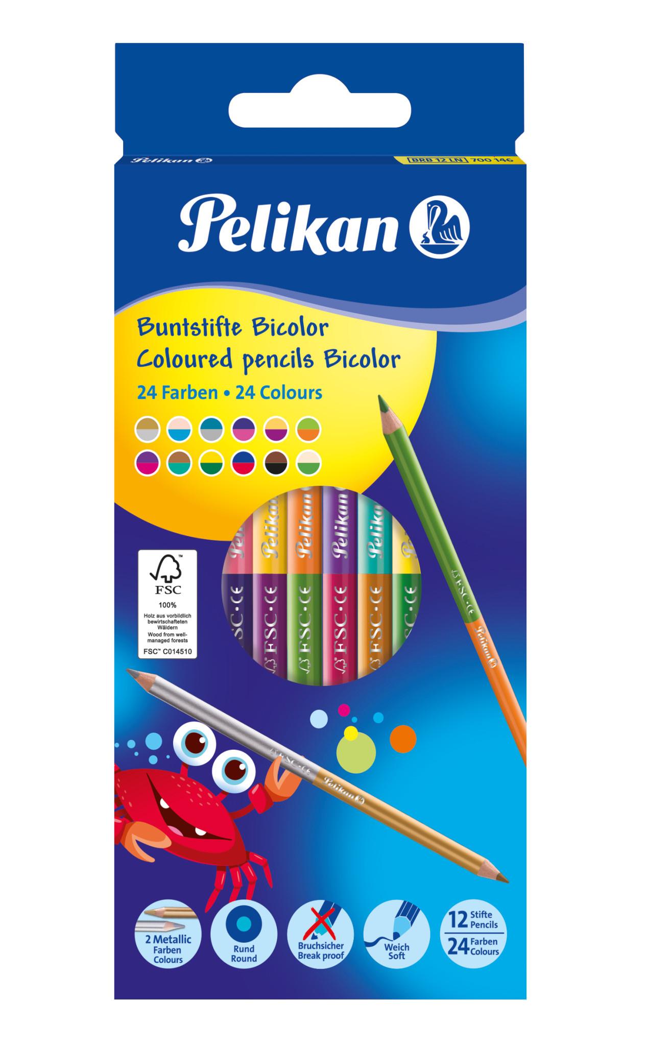 Pelikan Farbstift Pelikan 12er Bicolor