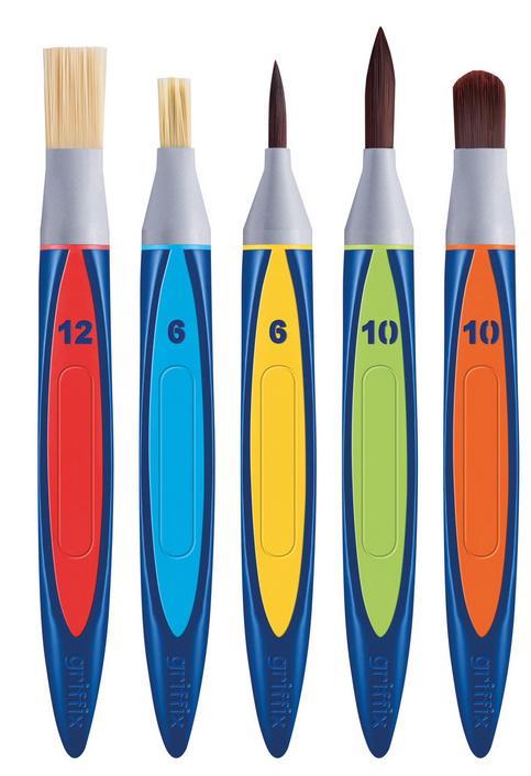 Produktbild Pelikan Grundschul-Pinsel-Set griffix Synthetik 5 von 5