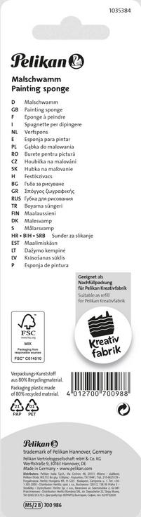 Produktbild Pelikan Malschwämme 2 Stück auf Blisterkarte 2 von 3