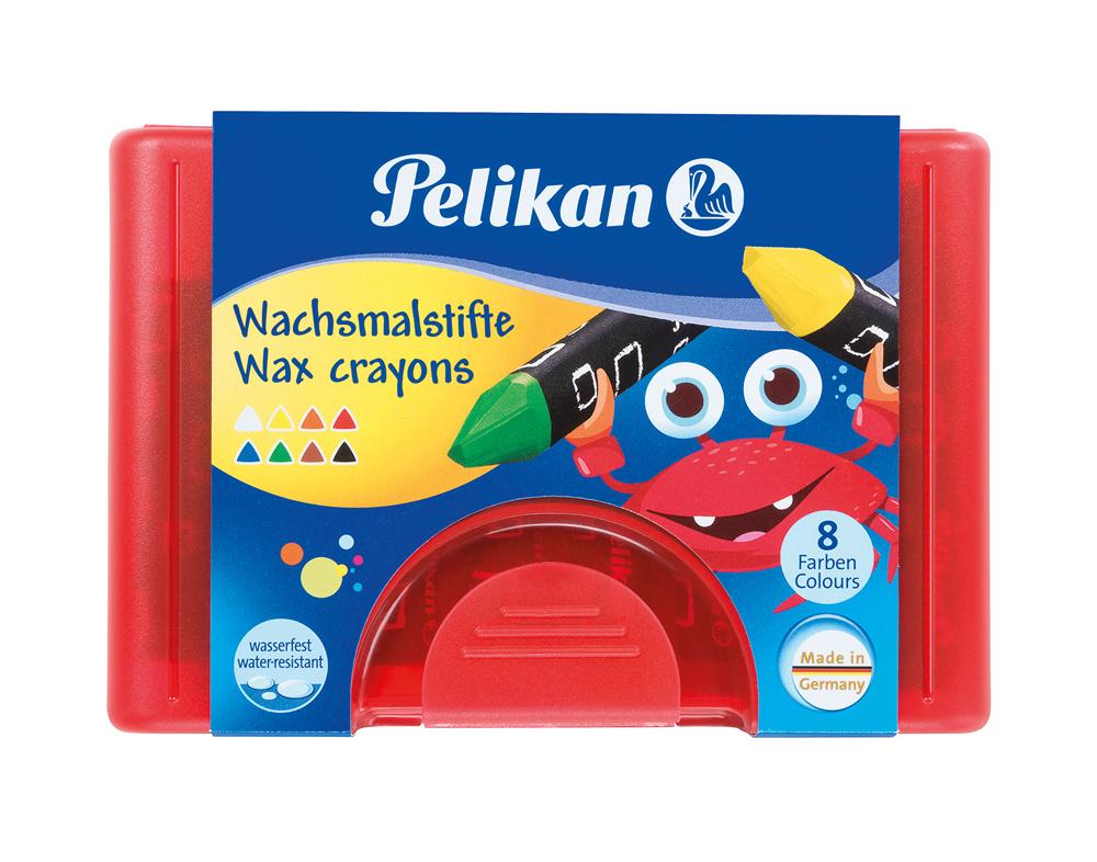 Pelikan Dreikant-Wachsmalstifte 8 Stück