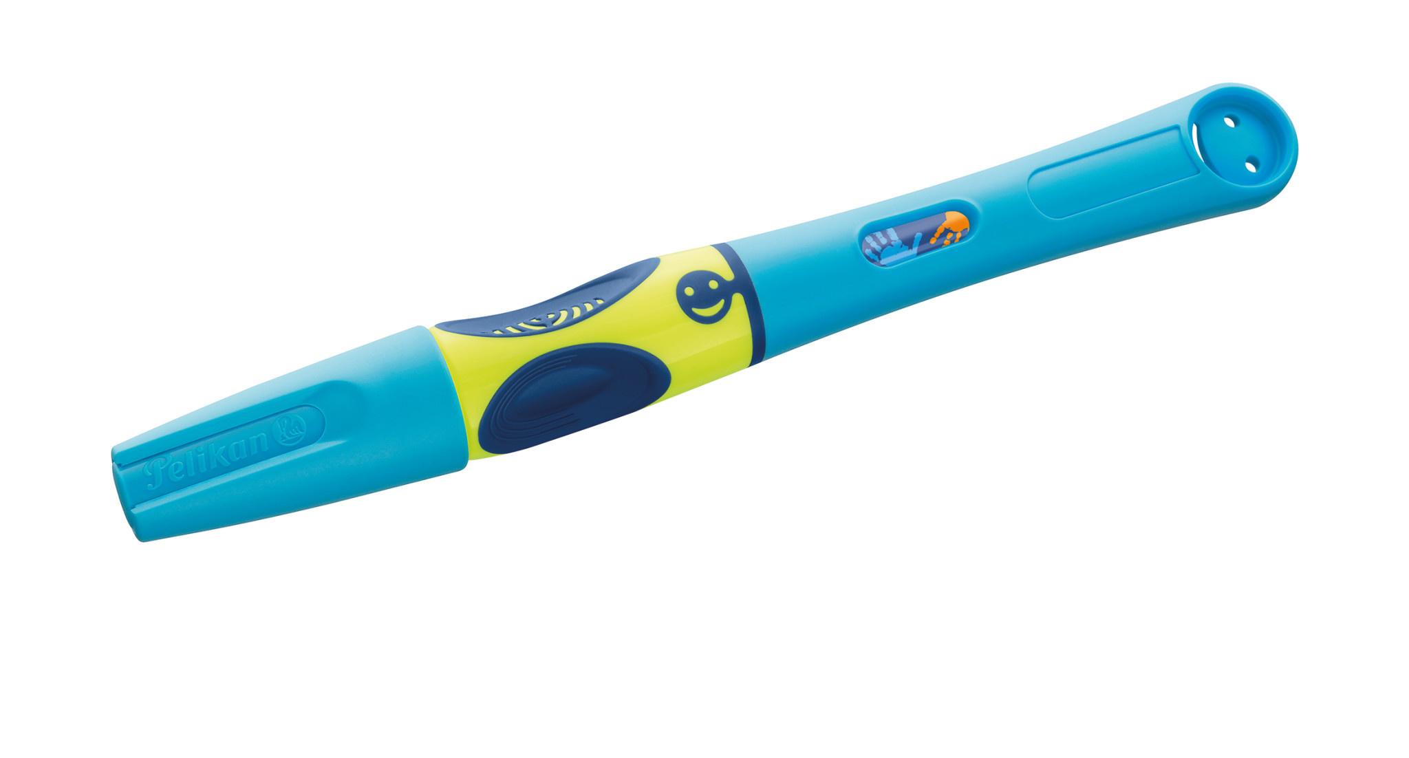 Pelikan Füllhalter Griffix 2018 für Rechtshänder neon fresh blue