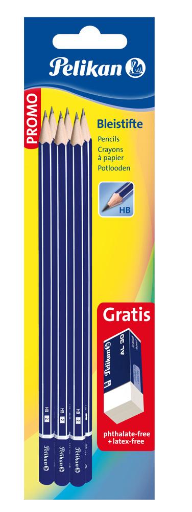 Pelikan Bleistift-&Radierer-Set 7-teilig