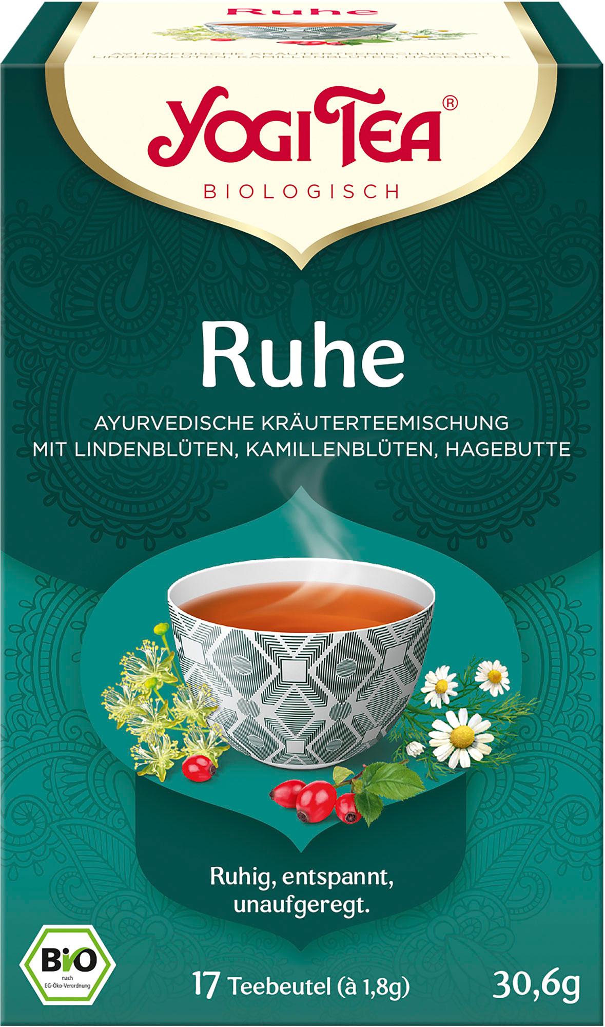 YOGI TEA Bio Kräuterteemischung Ruhe