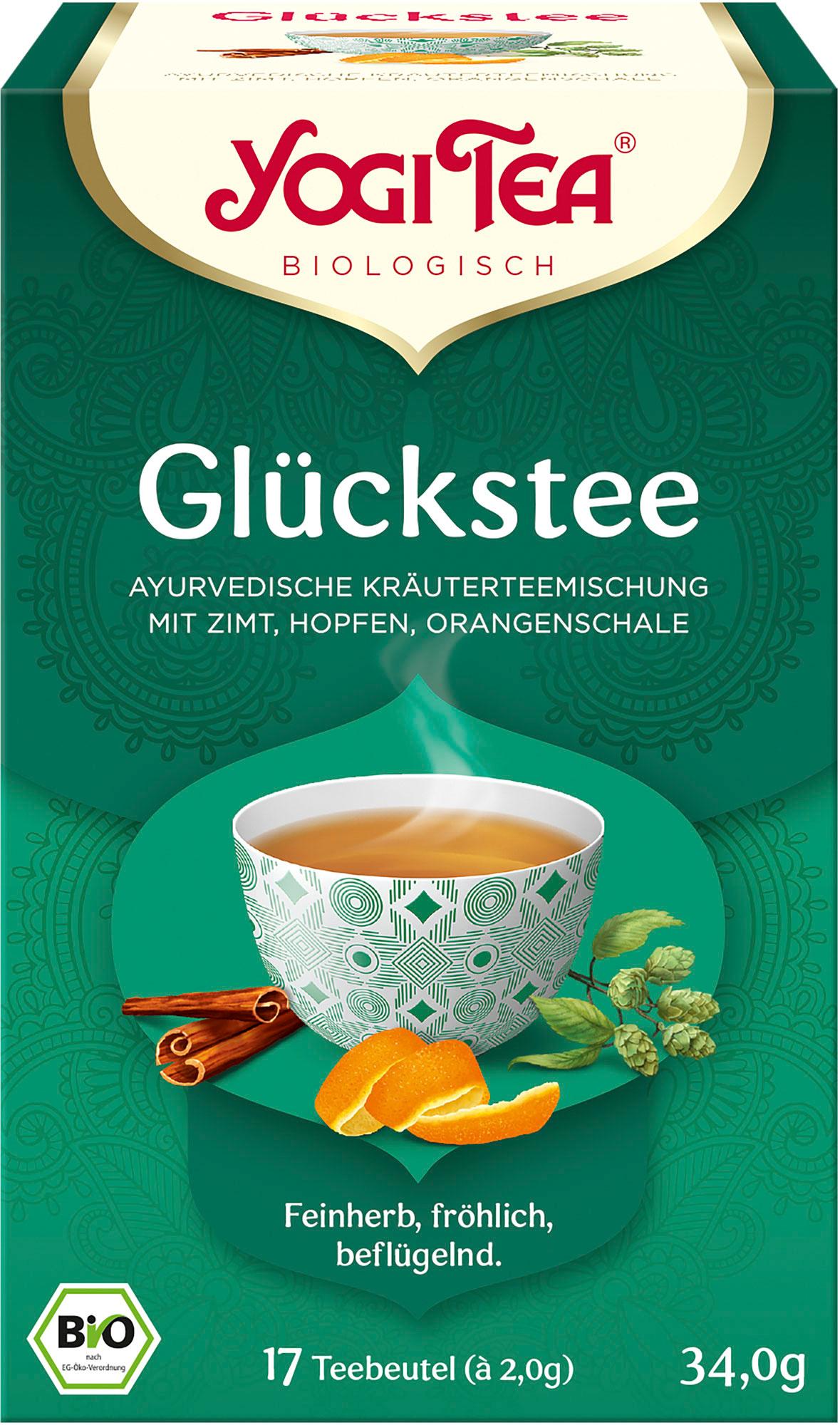 YOGI TEA Bio Kräuterteemischung Glückstee