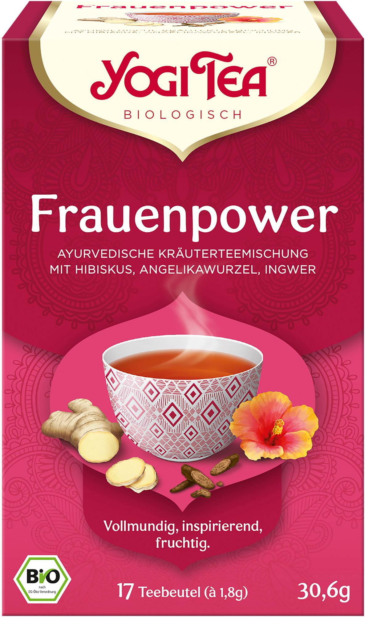 YOGI TEA Bio Kräuterteemischung Frauenpower