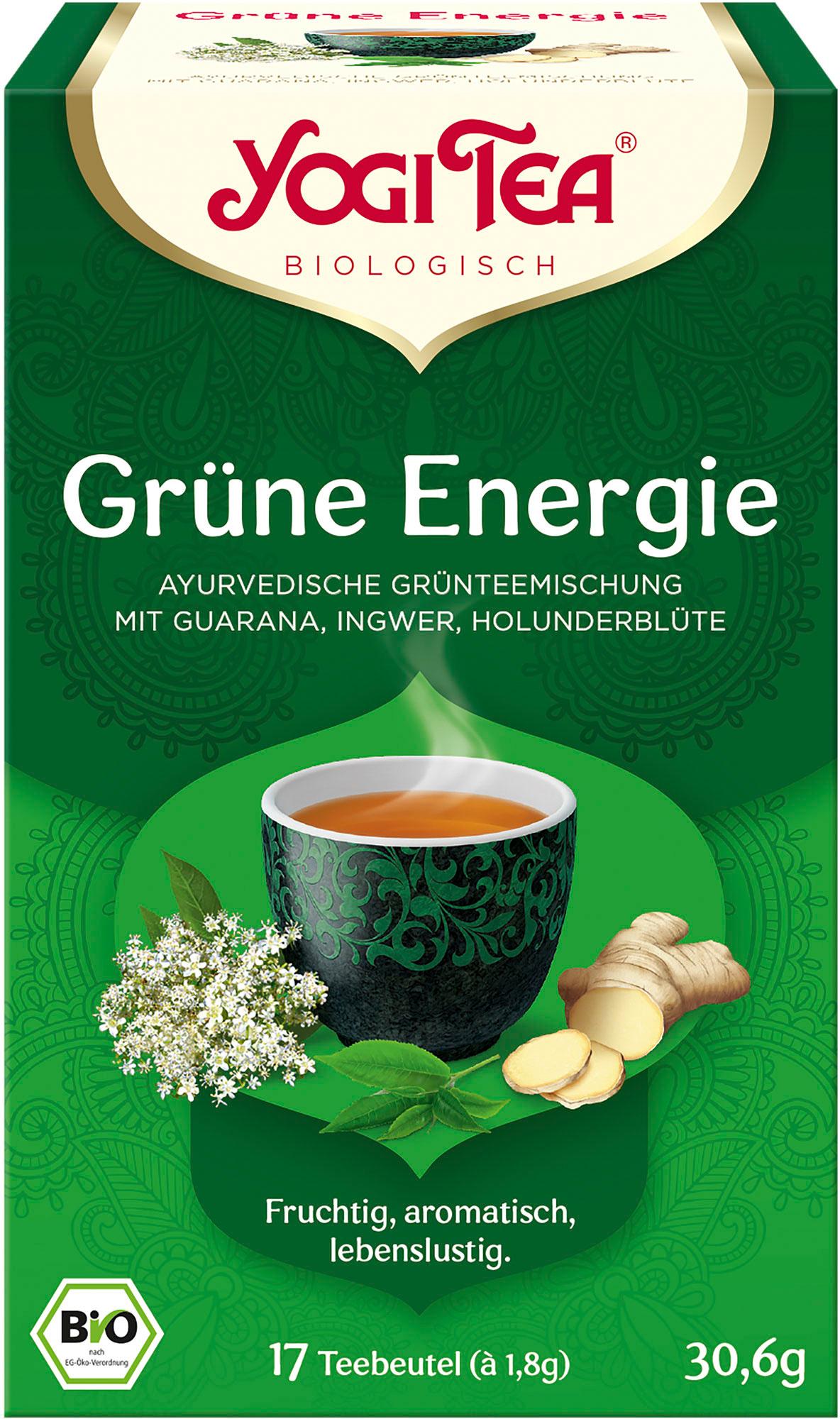 YOGI TEA Bio Grünteemischung Grüne Energie
