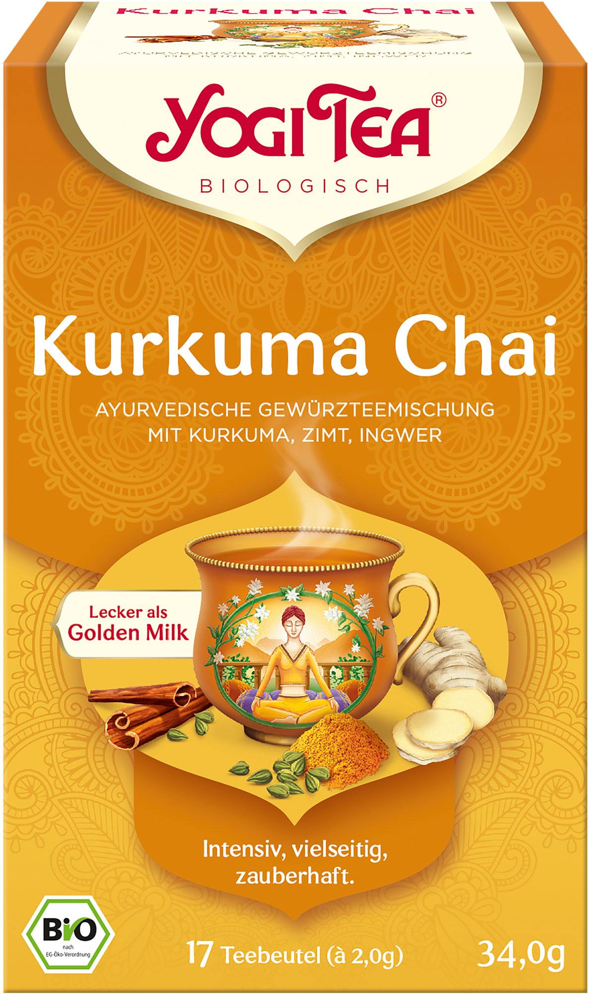 YOGI TEA Bio Gewürzteemischung Kurkuma Chai
