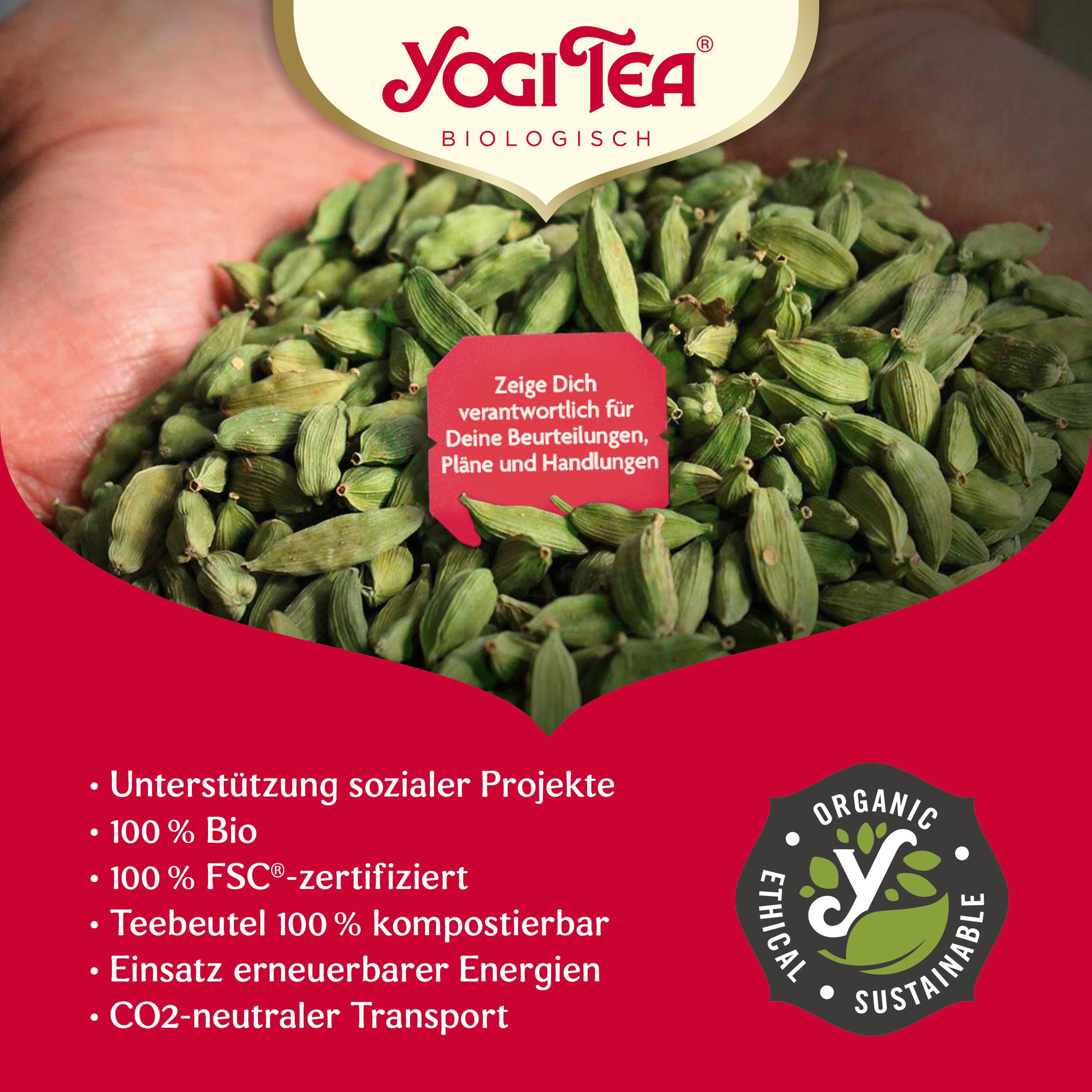Produktbild YOGI TEA Bio Geürzteemischung Tulsi Gelassenheit 2 von 6