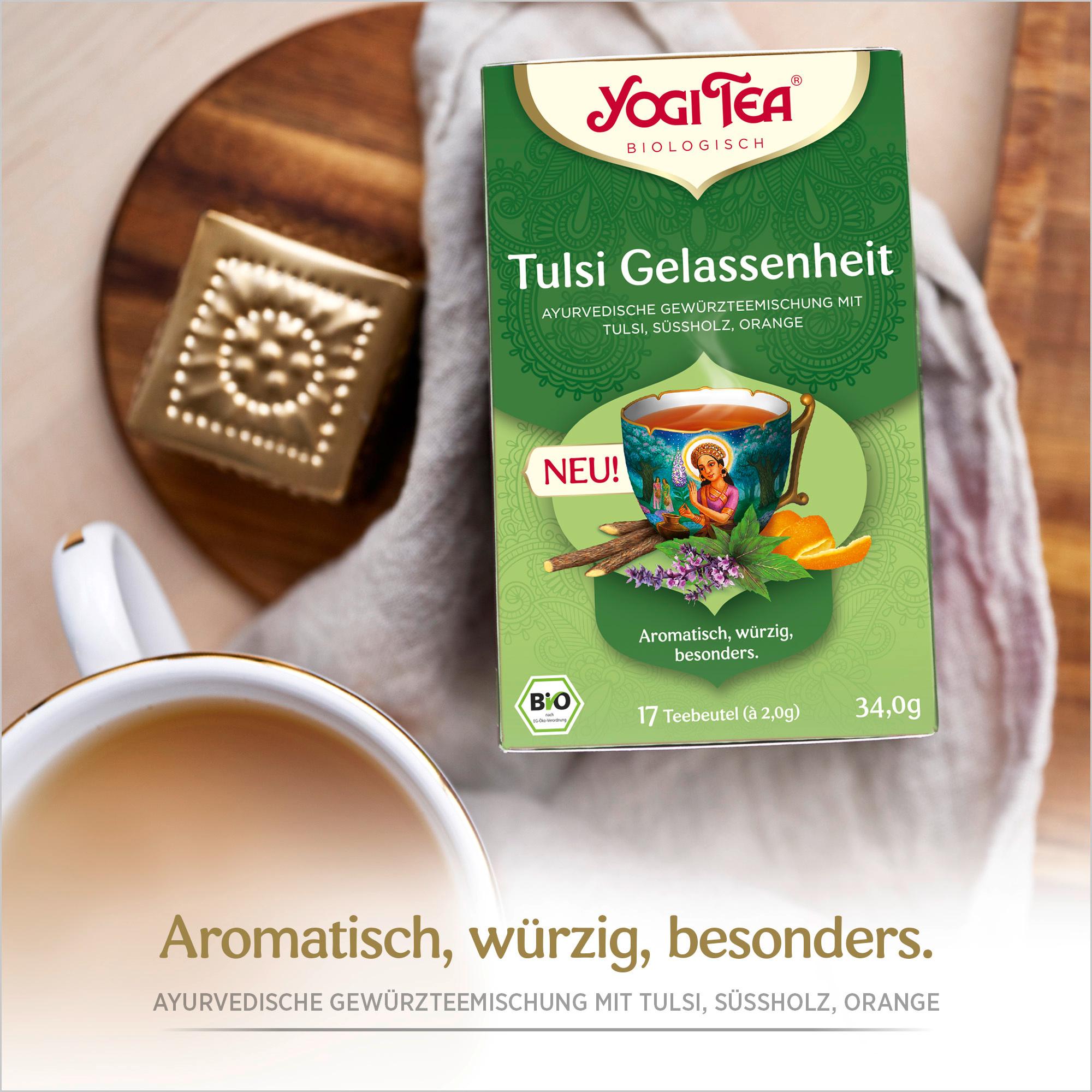 Produktbild YOGI TEA Bio Geürzteemischung Tulsi Gelassenheit 4 von 6