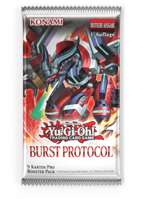 Yu-Gi-Oh Sammelkartenspiel - Burst Protocol – Core Booster Pack mit Rokket-, Darklord- & Forbidden-Crown-Support (DE)