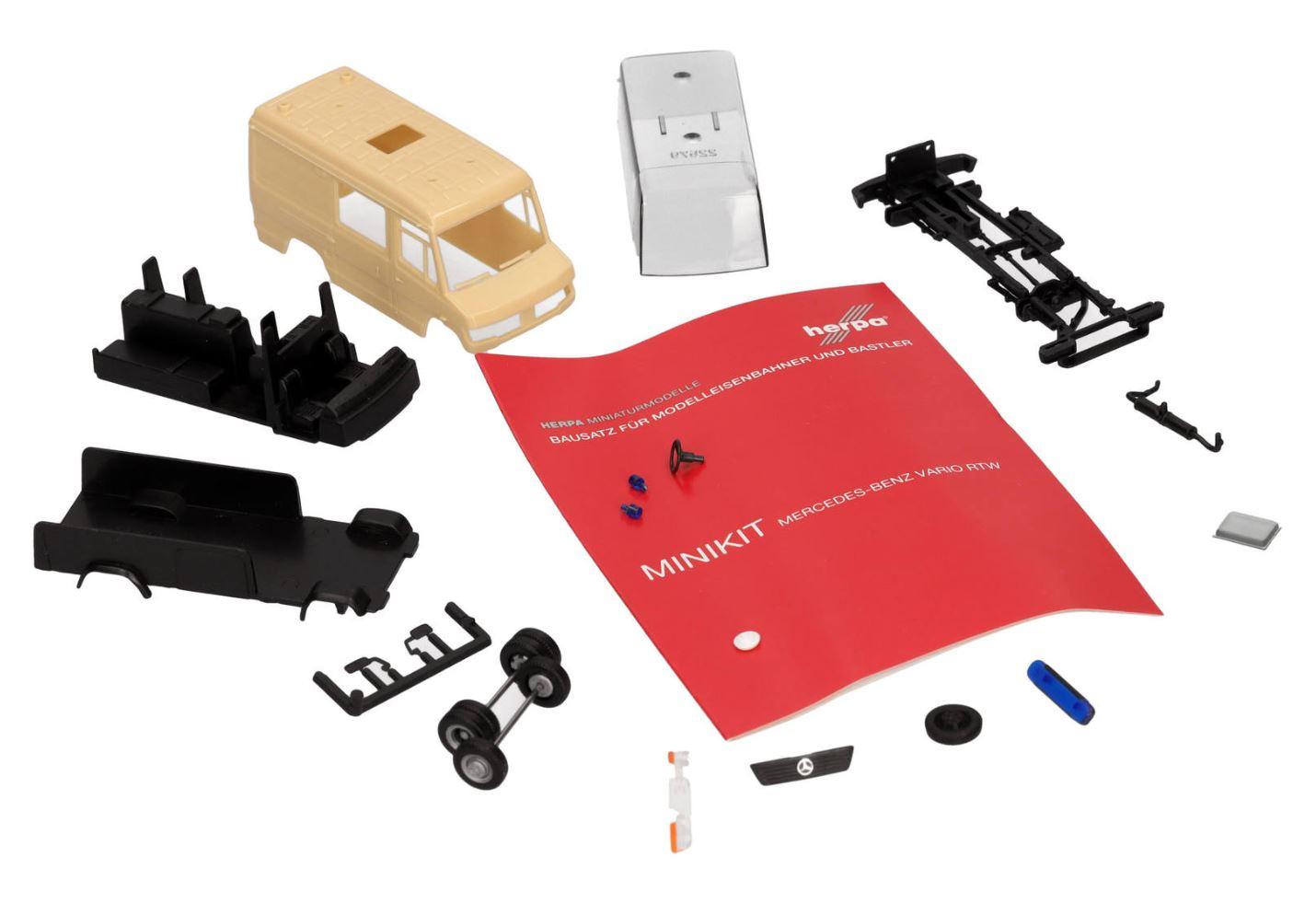 Produktbild Herpa 013949 1:87 Herpa MiniKit: Mercedes-Benz Vario Rettungswagen (1 Stück) 3 von 3