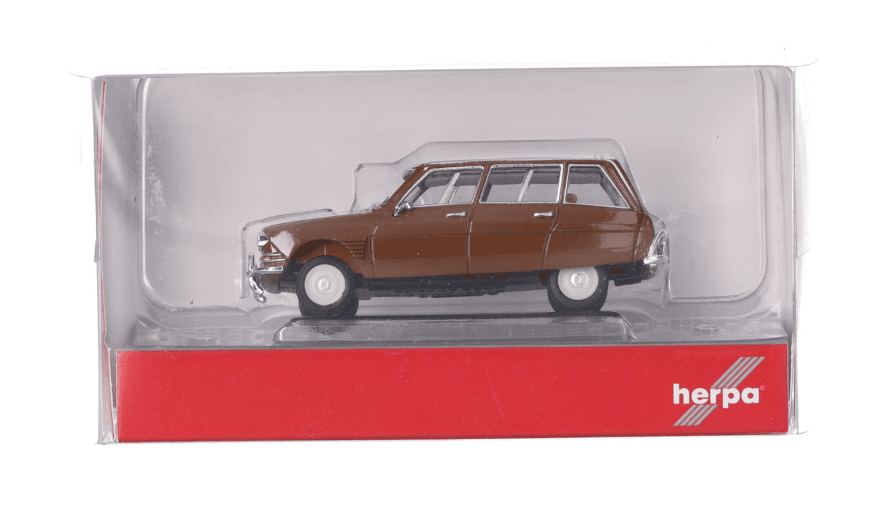 Produktbild Herpa 038959 1:87 Citroën AMI 6 Break, braun (Dach weiß) 2 von 4