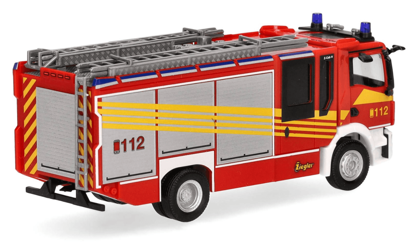 Produktbild Herpa 097086 1:87 MAN TGM CC Ziegler Z-Cab "Feuerwehr"  4 von 5