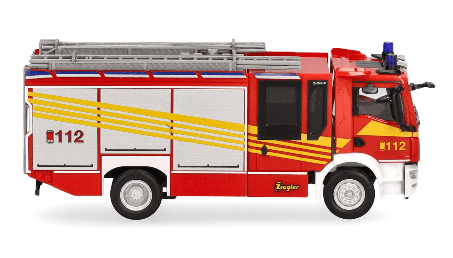 Produktbild Herpa 097086 1:87 MAN TGM CC Ziegler Z-Cab "Feuerwehr"  3 von 5