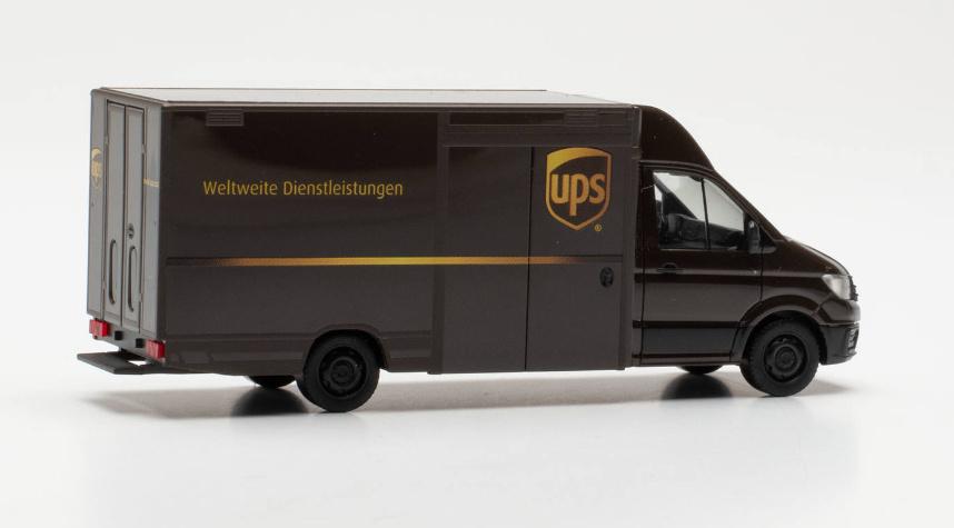 Produktbild Herpa 097321 Volkswagen (VW) Crafter Paketverteilerfahrzeug"UPS" 4 von 5