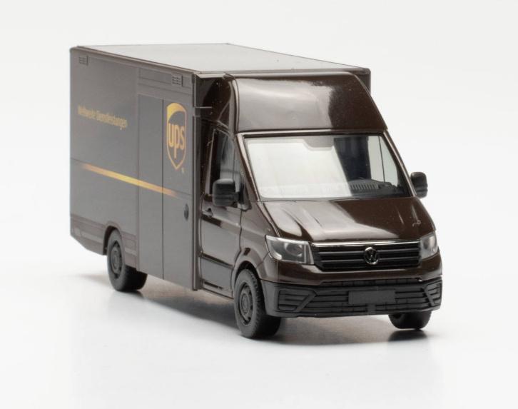 Produktbild Herpa 097321 Volkswagen (VW) Crafter Paketverteilerfahrzeug"UPS" 2 von 5
