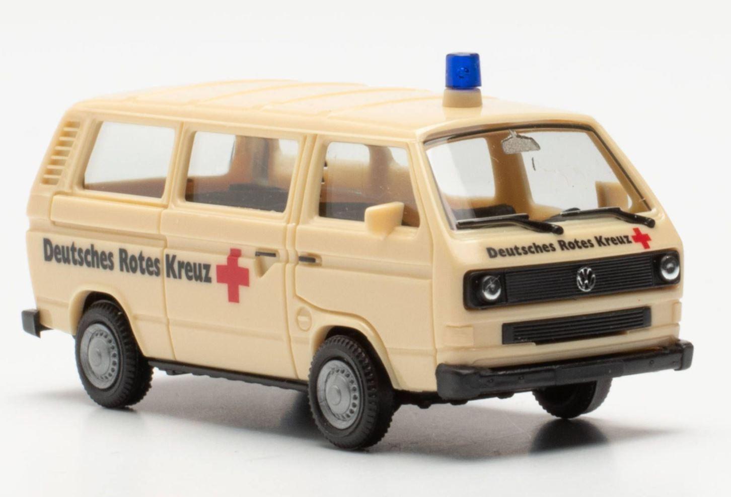 Produktbild Herpa 097611 1:87 Volkswagen (VW) T3 Bully"Deutsches Rotes Kreuz"(BASIC) 5 von 5