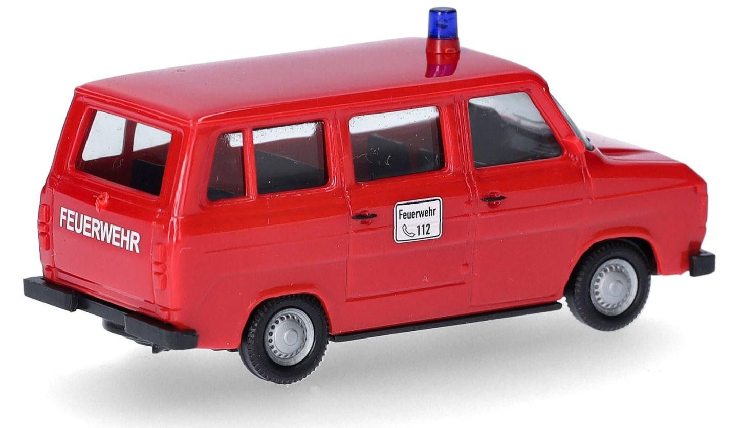 Produktbild Herpa 097635 1:87 Ford Transit Bus Mannschaftstransportwagen"Feuerwehr"(BASIC) 4 von 5