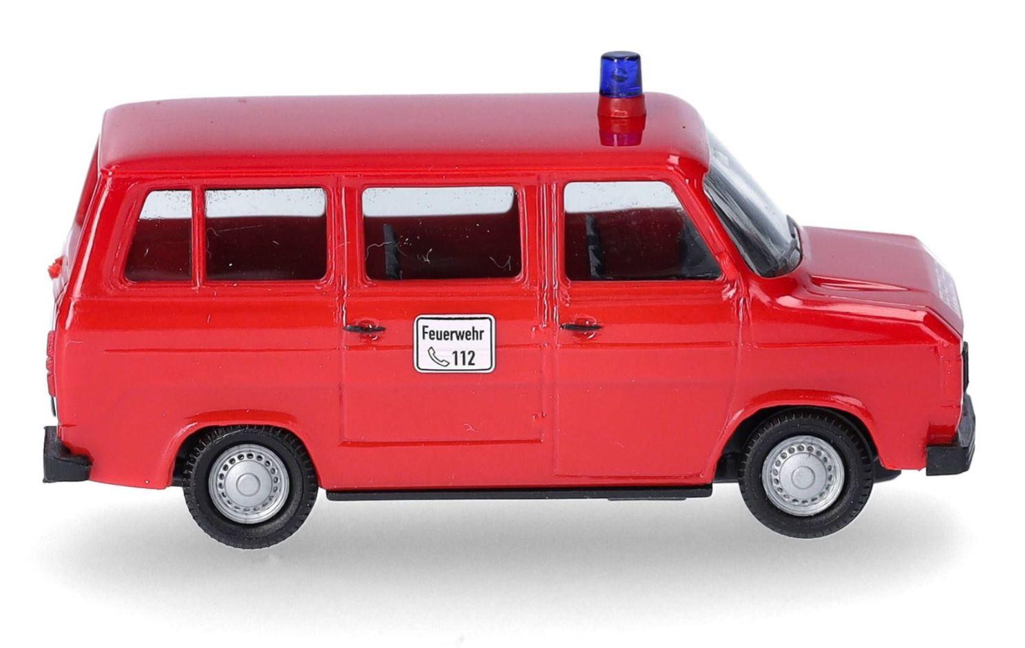 Produktbild Herpa 097635 1:87 Ford Transit Bus Mannschaftstransportwagen"Feuerwehr"(BASIC) 3 von 5