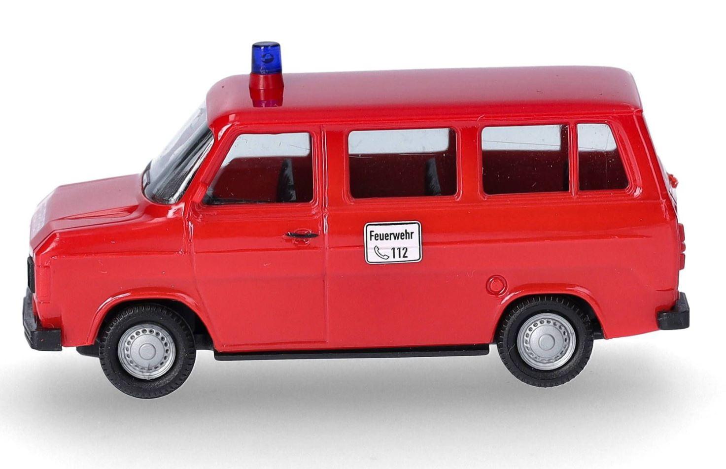 Produktbild Herpa 097635 1:87 Ford Transit Bus Mannschaftstransportwagen"Feuerwehr"(BASIC) 2 von 5