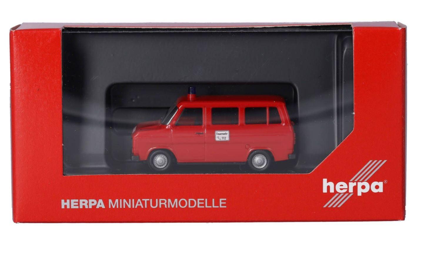 Produktbild Herpa 097635 1:87 Ford Transit Bus Mannschaftstransportwagen"Feuerwehr"(BASIC) 5 von 5