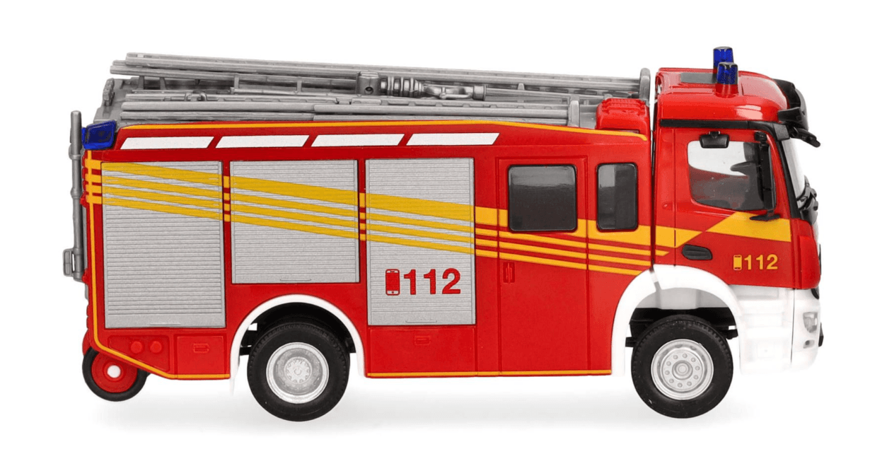 Produktbild Herpa 098168 1:87 Mercedes-Benz Actros S HLF 2000 "Feuerwehr" 4 von 5