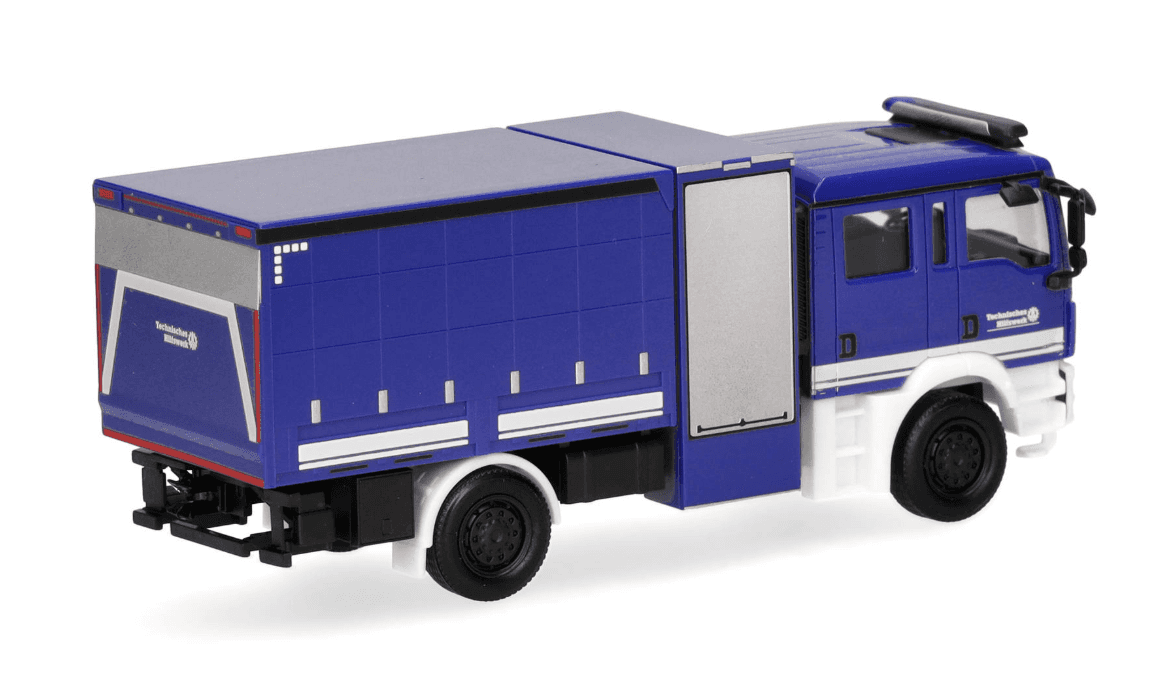 Produktbild Herpa 098175 1:87 MAN TGM Mehrzweckgerätefahrzeug Plane "THW" 5 von 5