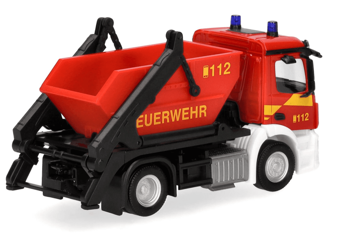 Produktbild Herpa 098250 Mercedes-Benz Actros S Absetzkipper AK12 "Feuerwehr" 5 von 5