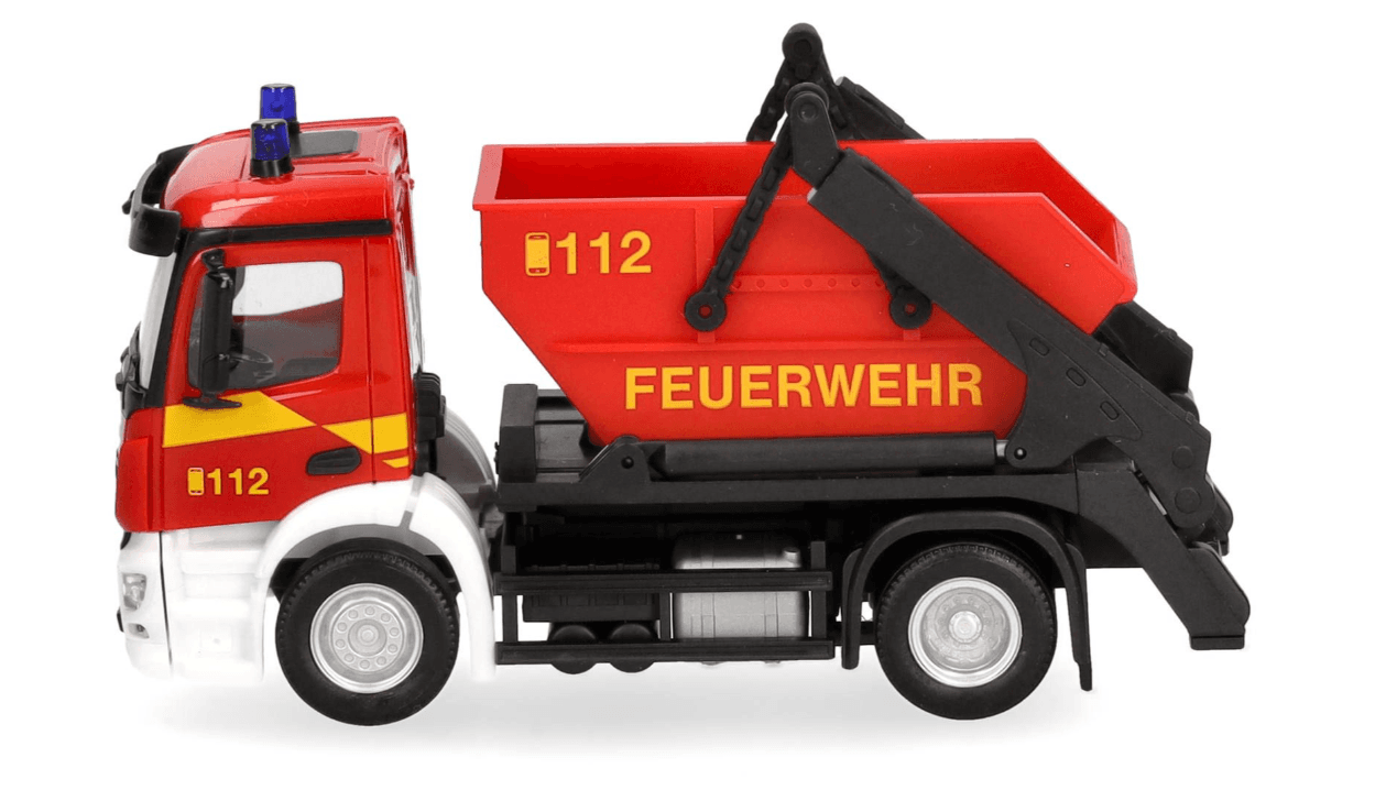 Produktbild Herpa 098250 Mercedes-Benz Actros S Absetzkipper AK12 "Feuerwehr" 4 von 5
