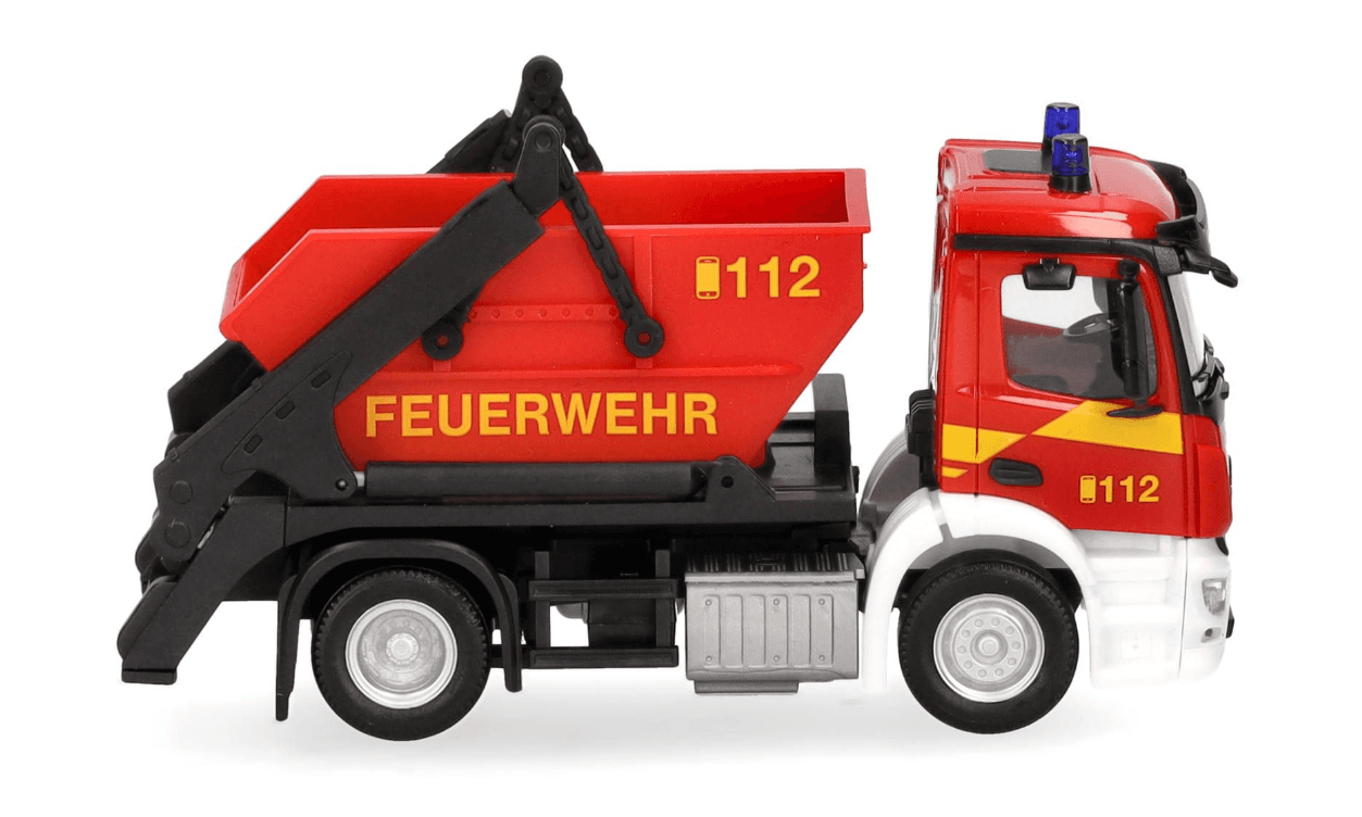 Produktbild Herpa 098250 Mercedes-Benz Actros S Absetzkipper AK12 "Feuerwehr" 3 von 5