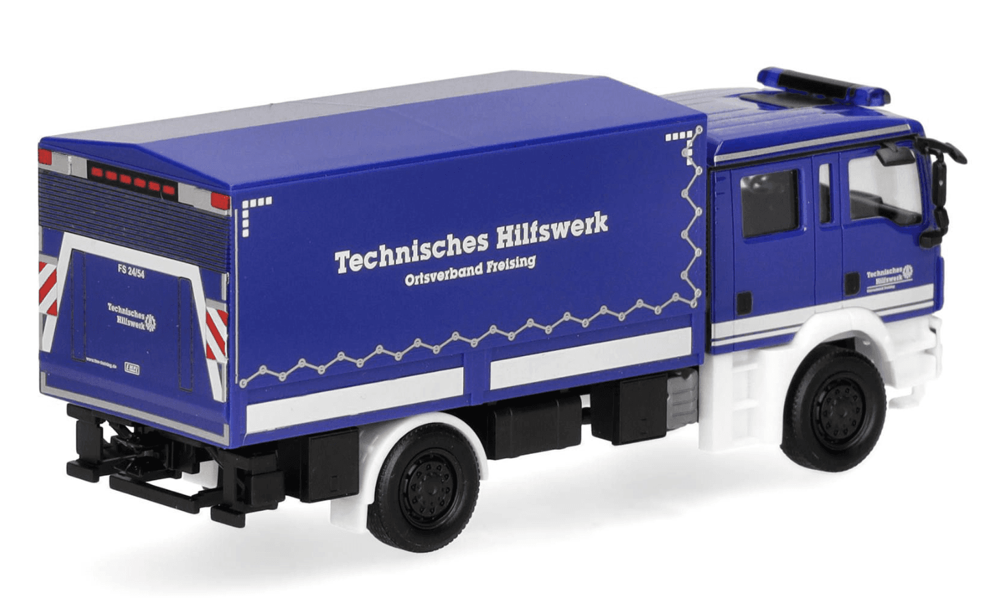 Produktbild Herpa 098311 1:87 MAN TGM Mehrzweckkraftwagen (MzKW) "THW Freising" (Bayern/Freising) 4 von 4