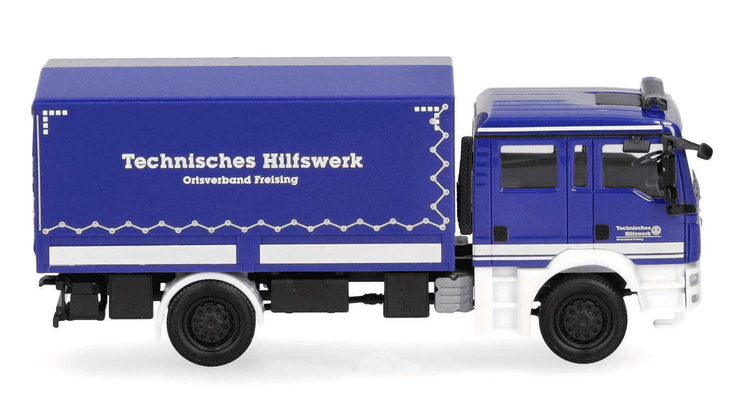 Produktbild Herpa 098311 1:87 MAN TGM Mehrzweckkraftwagen (MzKW) "THW Freising" (Bayern/Freising) 3 von 4