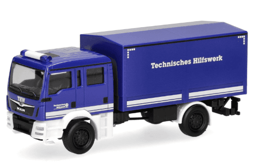 Herpa 098533 1:87 MAN TGM MzKW (Mehrzweckkraftwagen) "THW"