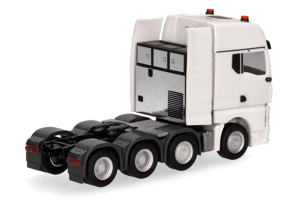 Produktbild Herpa 316958 1:87 MAN TGX GX Schwerlastzugmaschine 4-achs (luftgefedert, 8x4), weiß 5 von 5
