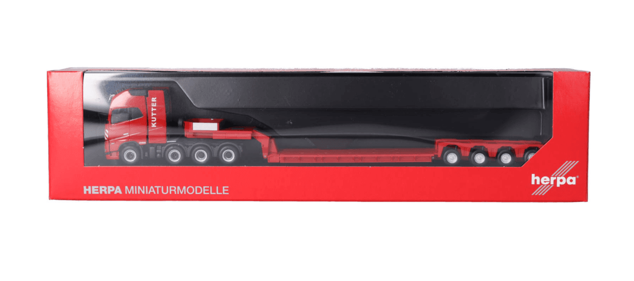 Produktbild Herpa 317962 1:87 Volvo FH 16 GL XL 2020 mit Nooteboom-Pendel-X-Auflieger, 4achs "Kutter" (Bayern/Memmingen) 2 von 4