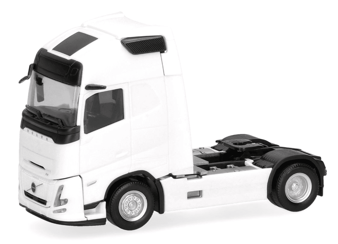 Herpa 321068 Volvo FH Aero Globetrotter XL Zugmaschine weiß 1:87