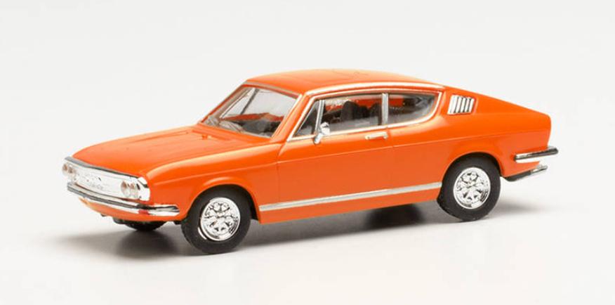 Herpa 023702-002 - AUDI 100 S-COUPÉ, ORANGE 1:87
