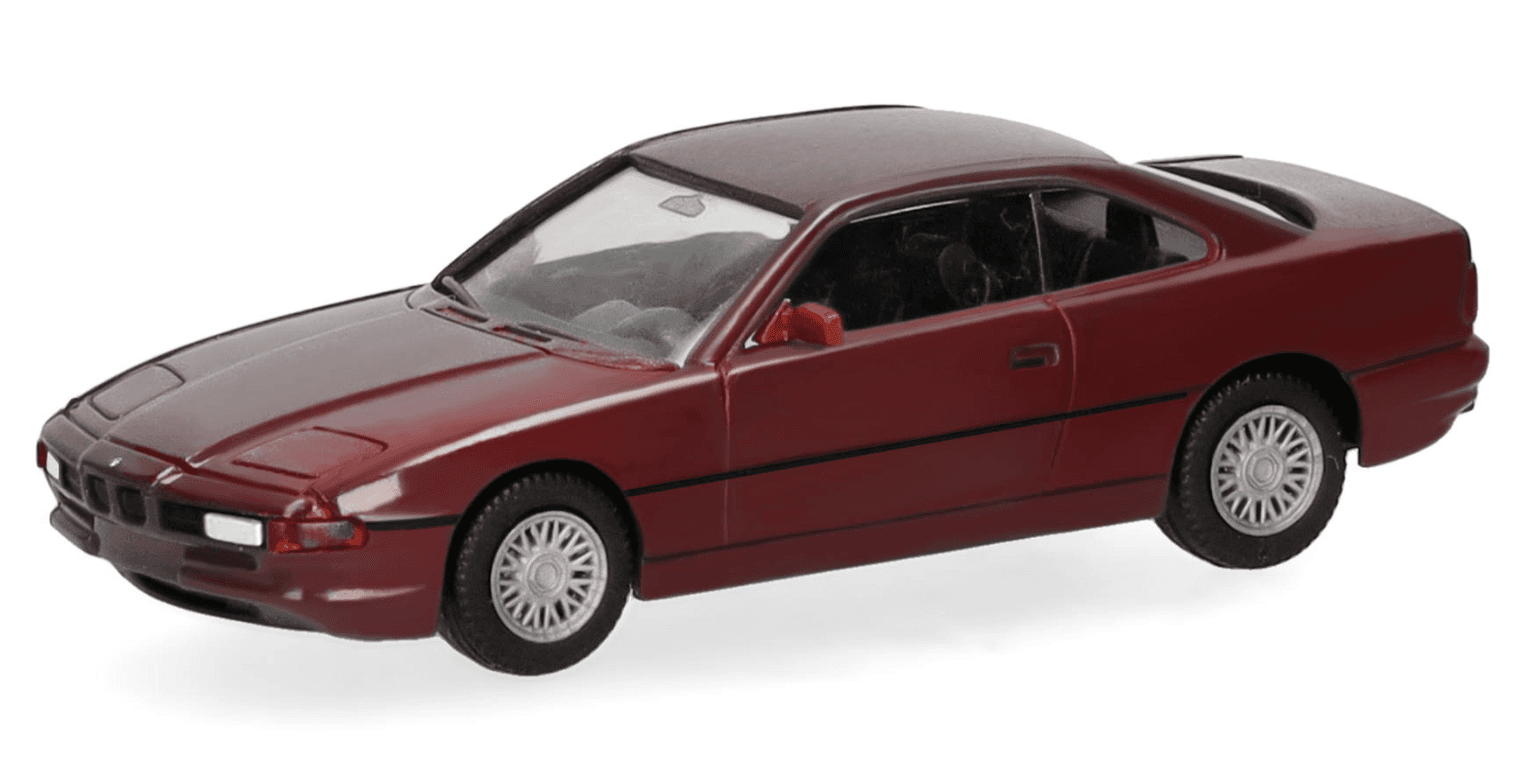 Herpa 024143-002 1:87 BMW 850i (E31) Coupé, calypsorot
