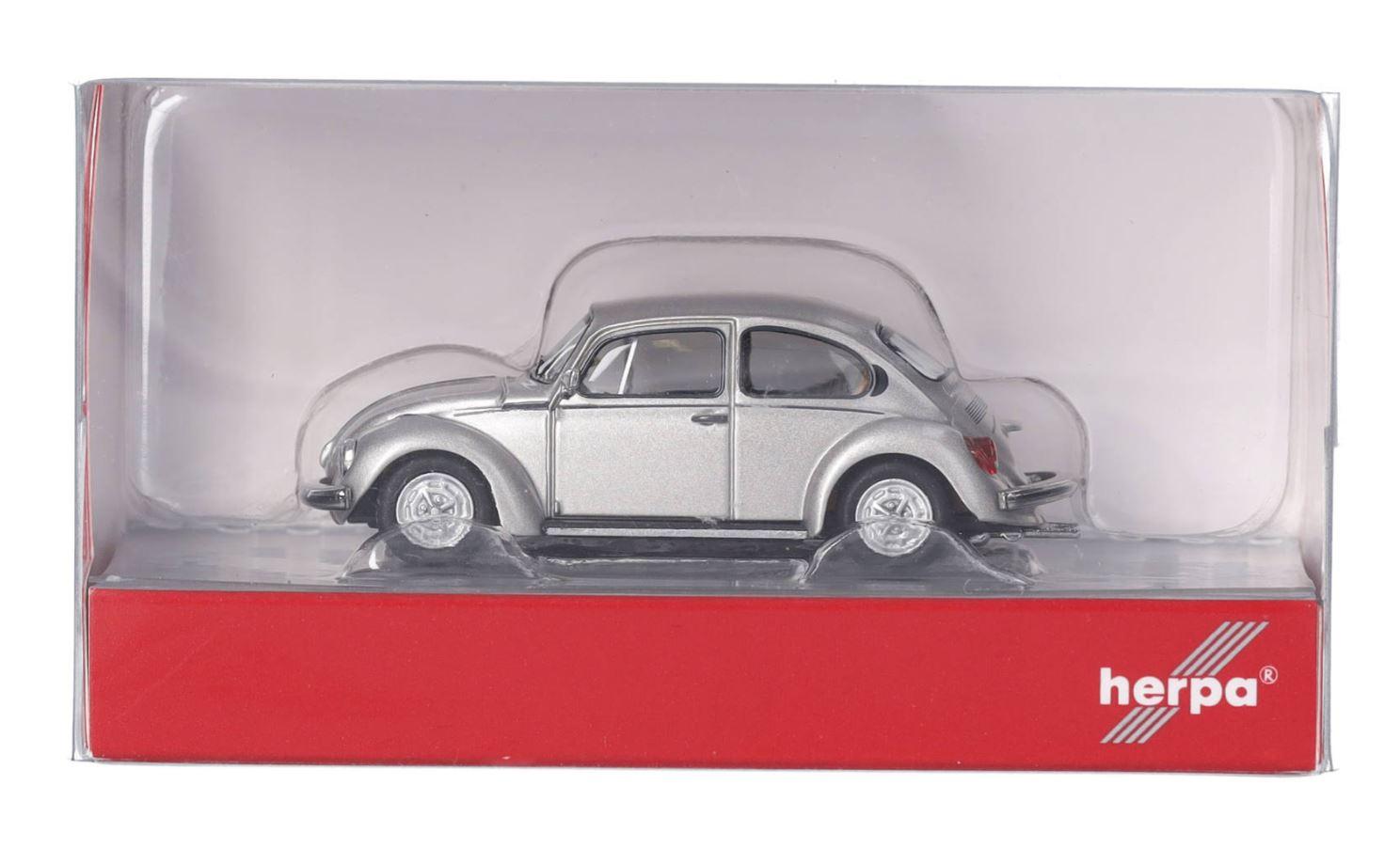 Produktbild Herpa 430982 1:87 Volkswagen (VW) Käfer 1303, silbermetallic 4 von 5