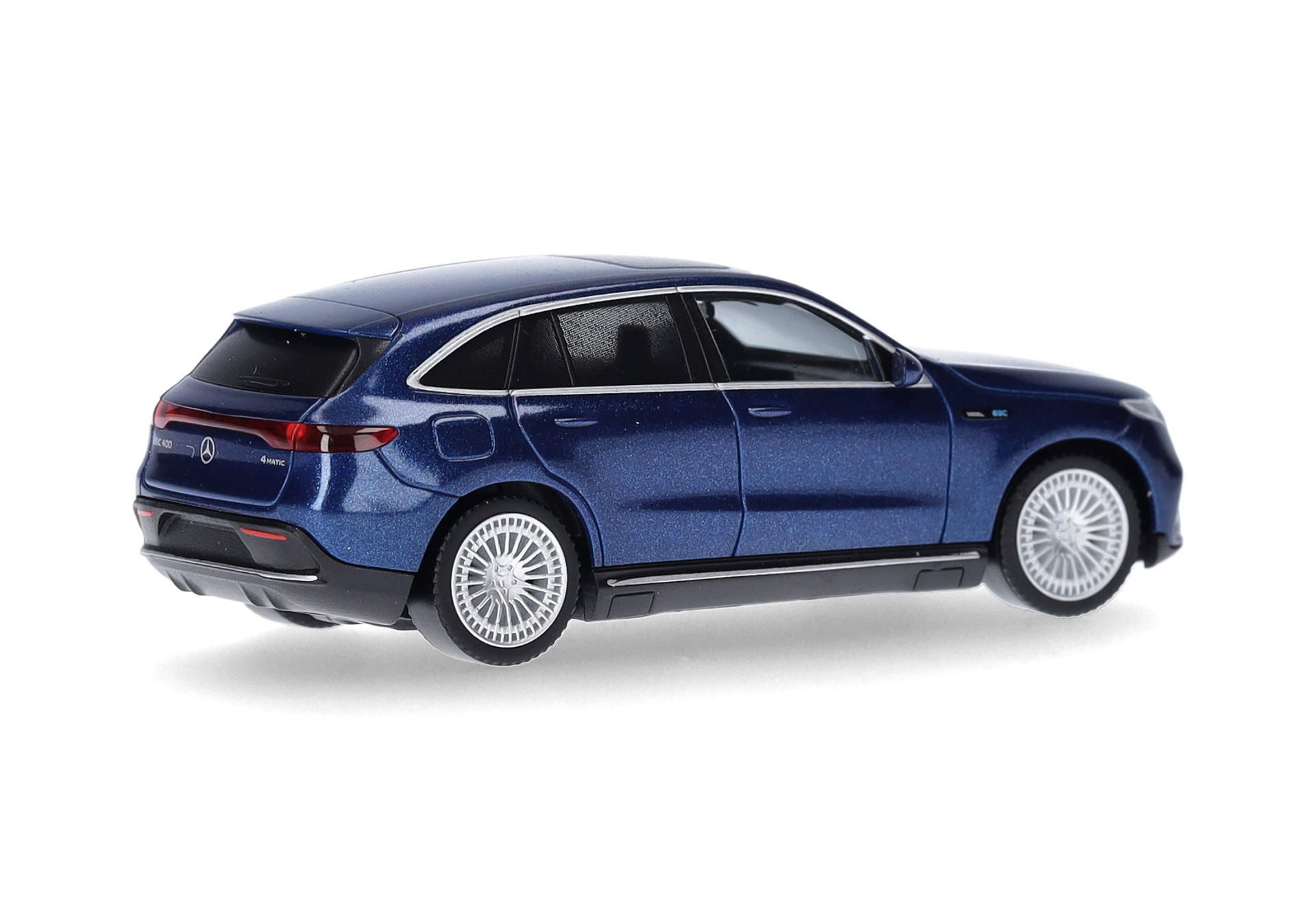 Produktbild Herpa 023733-004 1:87 Mercedes-Benz EQ EQC, brillantblaumetallic 4 von 5