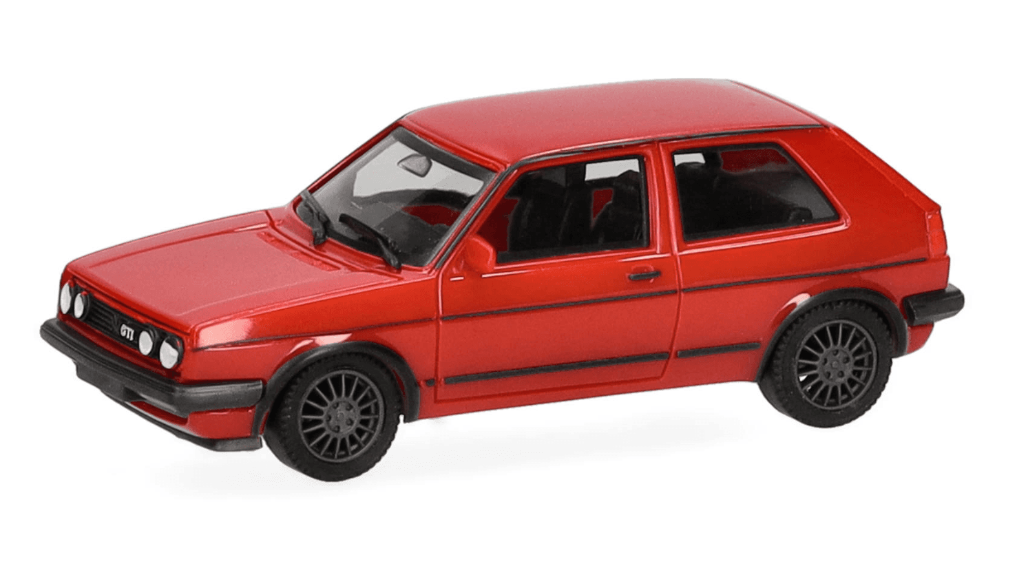 Herpa 430838-005 1:87 Volkswagen (VW) Golf II Gti, tornadorot