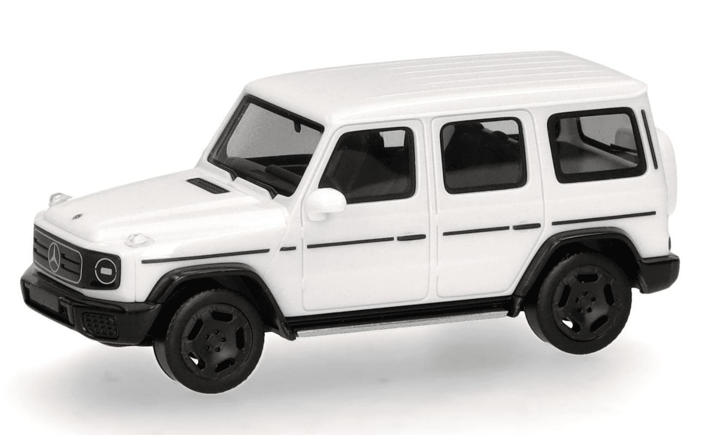 Herpa 421195 1:87 Mercedes-Benz G580 mit EQ-Technologie, weiß