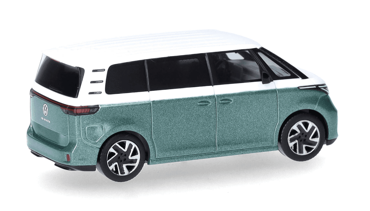 Produktbild Herpa 431132 1:87 Volkswagen (VW) ID. Buzz zweifarbig, Candy Weiß/Bay Leaf Green Metallic 5 von 5