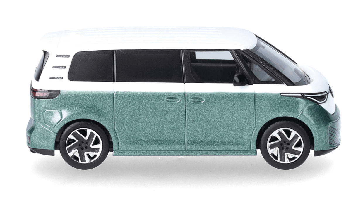 Produktbild Herpa 431132 1:87 Volkswagen (VW) ID. Buzz zweifarbig, Candy Weiß/Bay Leaf Green Metallic 4 von 5