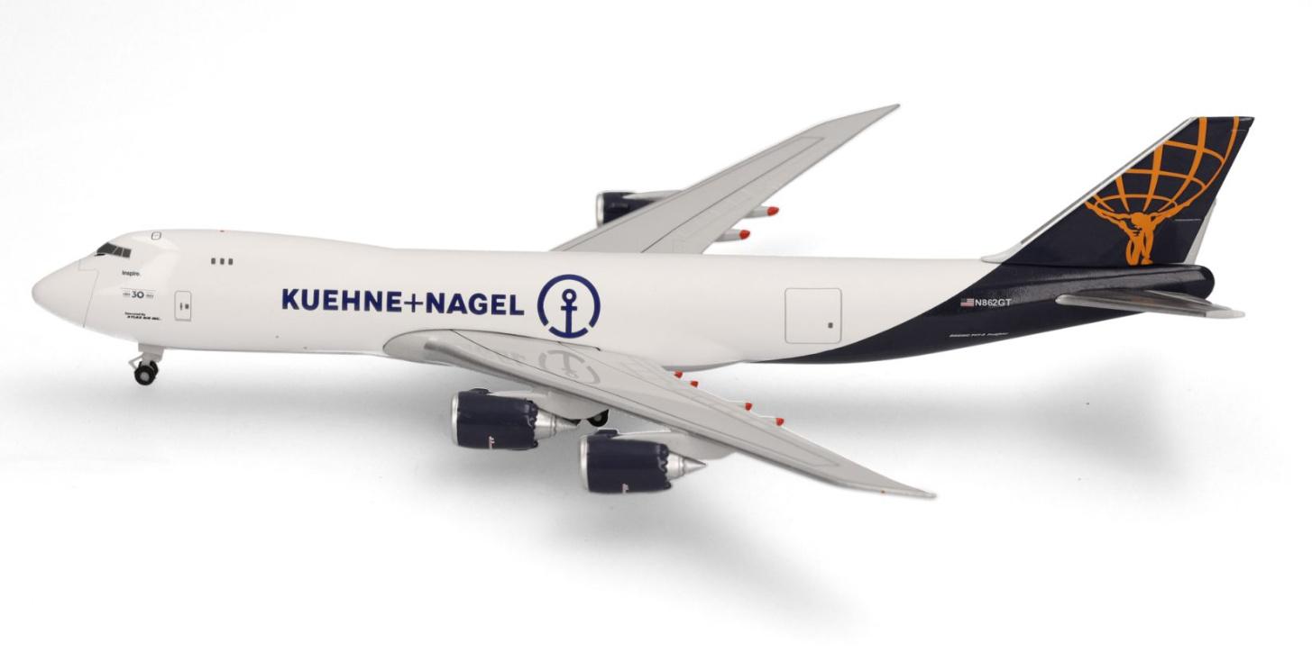 Produktbild Herpa WINGS 537506 1:500 Kuehne+Nagel (Atlas Air) Boeing 747-8F – N862GT “Inspire” 4 von 5